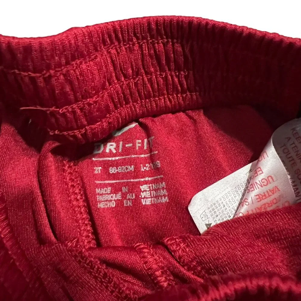 Nike 2T Red Dri-Fit Athletic Shorts